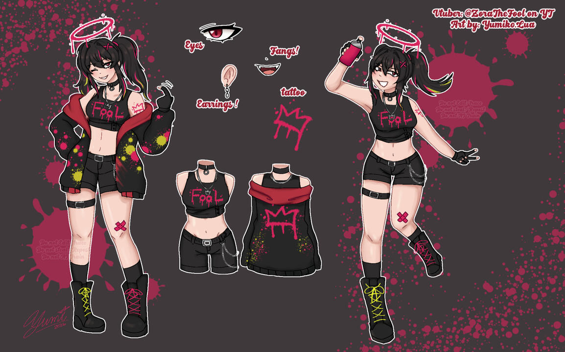 character reference for @ZoraTheFool!