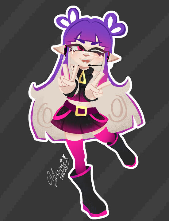 splatoon oc art!
