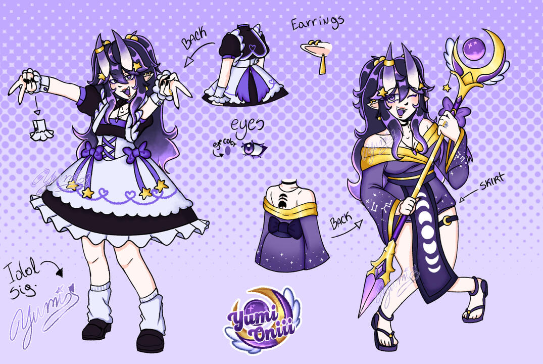 my old oc's reference!