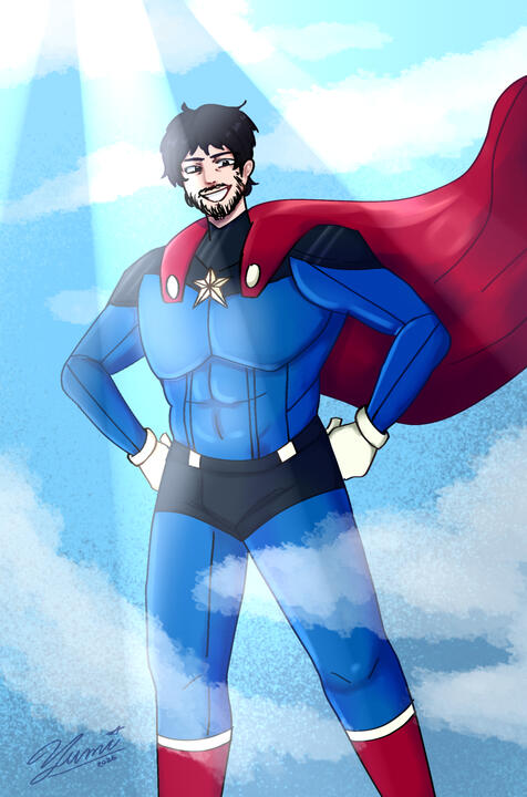 my superhero art!