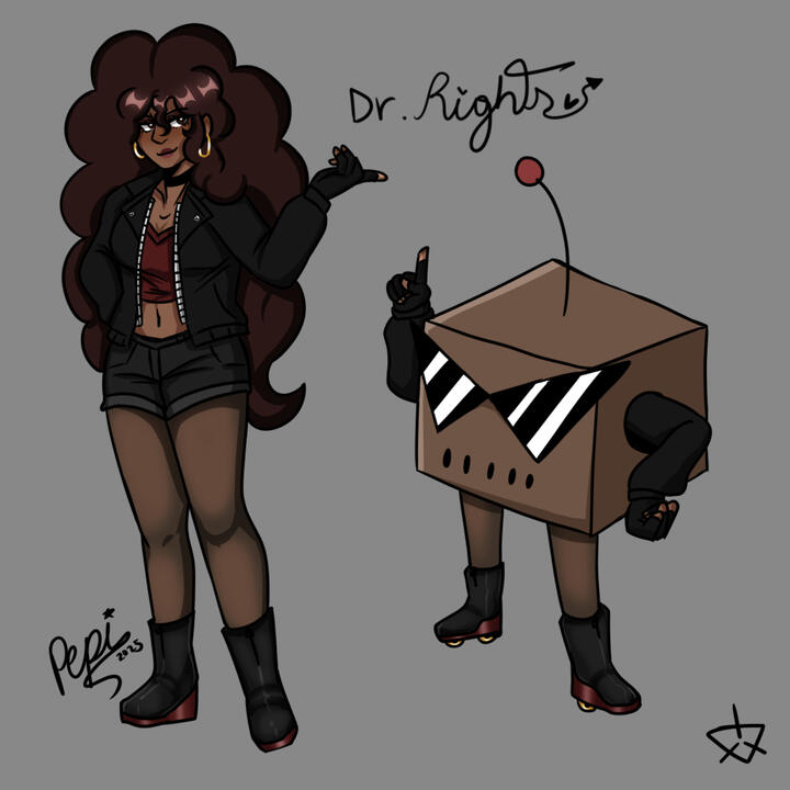 character ref art for dr. rights!